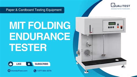 MIT Folding Tester Brand manufacturer|mit fold test.